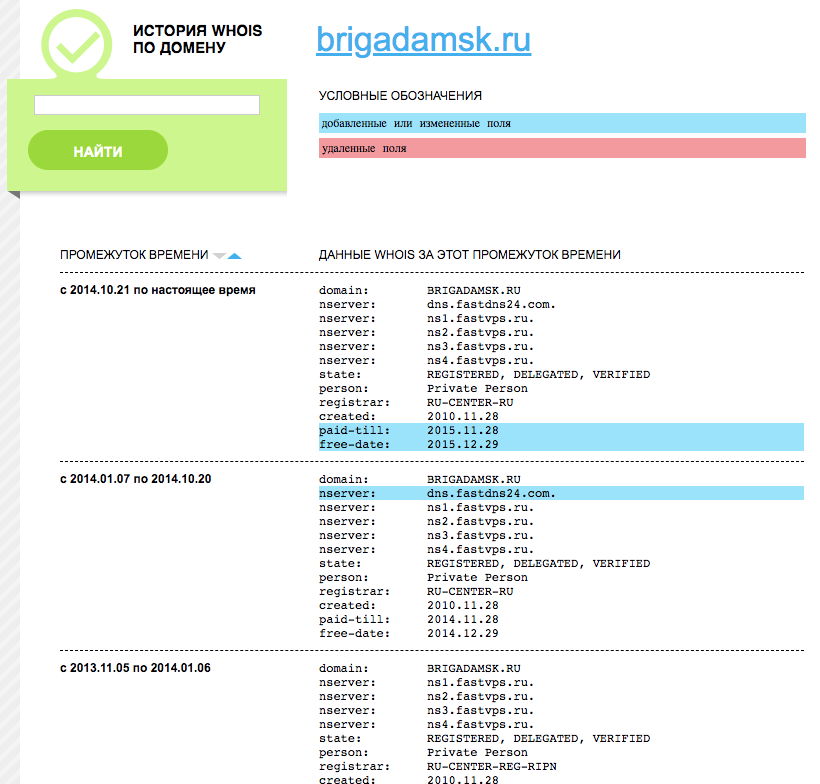 Поиск дроп-доменов