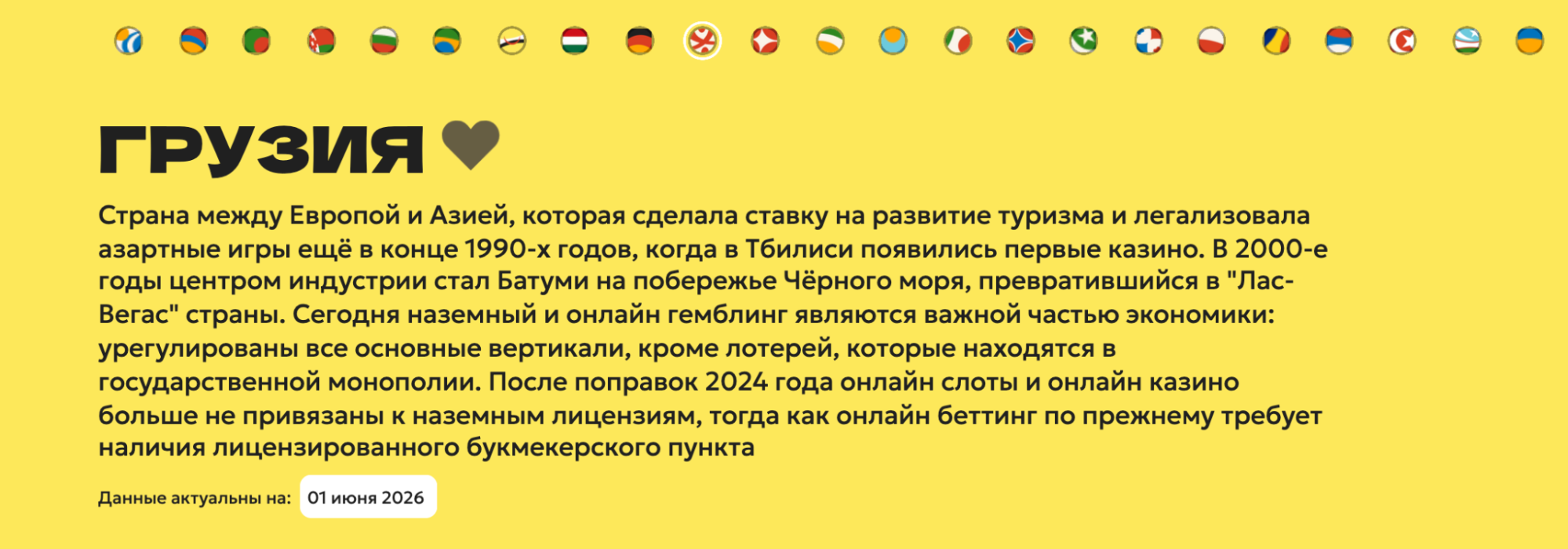 Грузия для iGaming-бизнеса: анализ рынка и регуляторной среды в Only Facts
