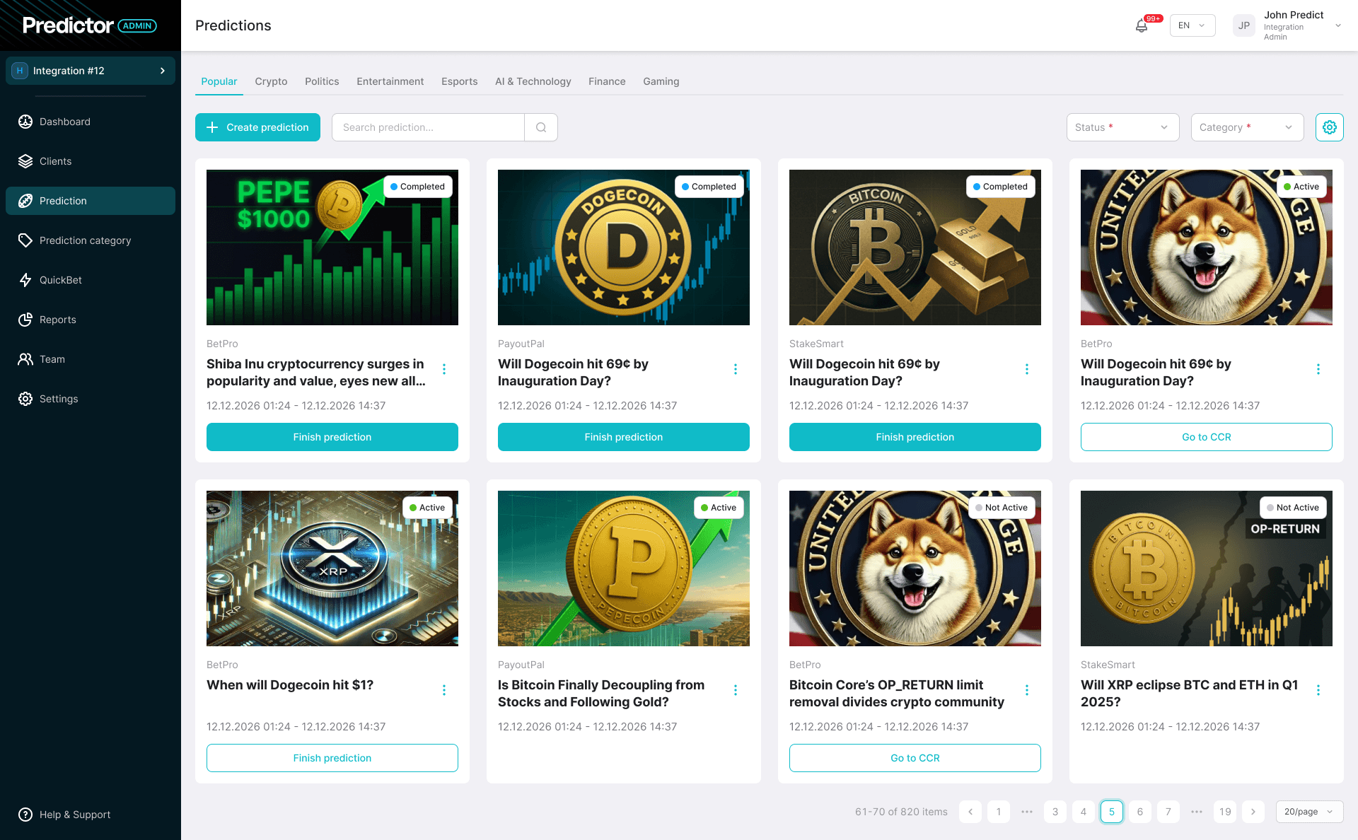 Чем рынки прогнозов отличаются от беттинга — разбираемся с product owner Predictor by Slotegrator