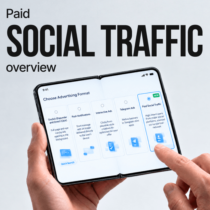 42 097 депозитов за 30 дней: обзор нового рекламного формата Paid Social Traffic от PropellerAds